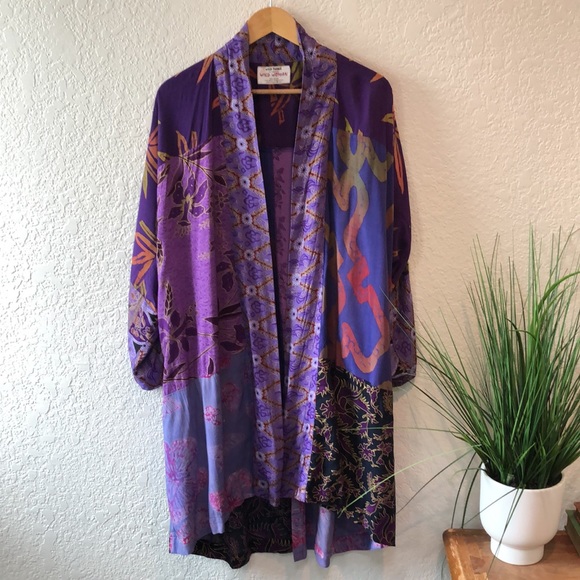 Wild Thing Wild Woman Other - Wild Thing Wild Woman of Chico Patchwork Hippie Boho Kimono